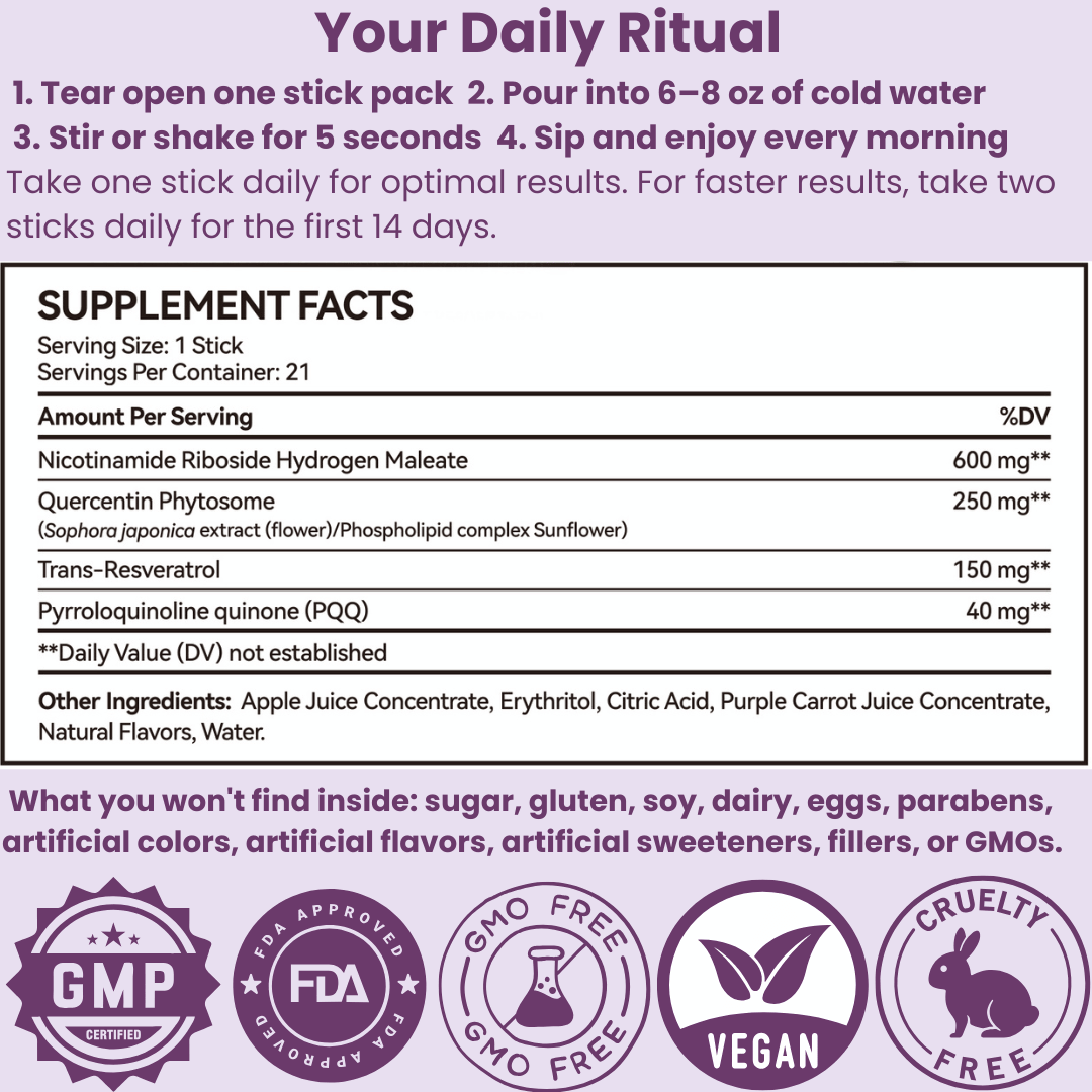 Liquid NAD+ Daily Ritual for Her