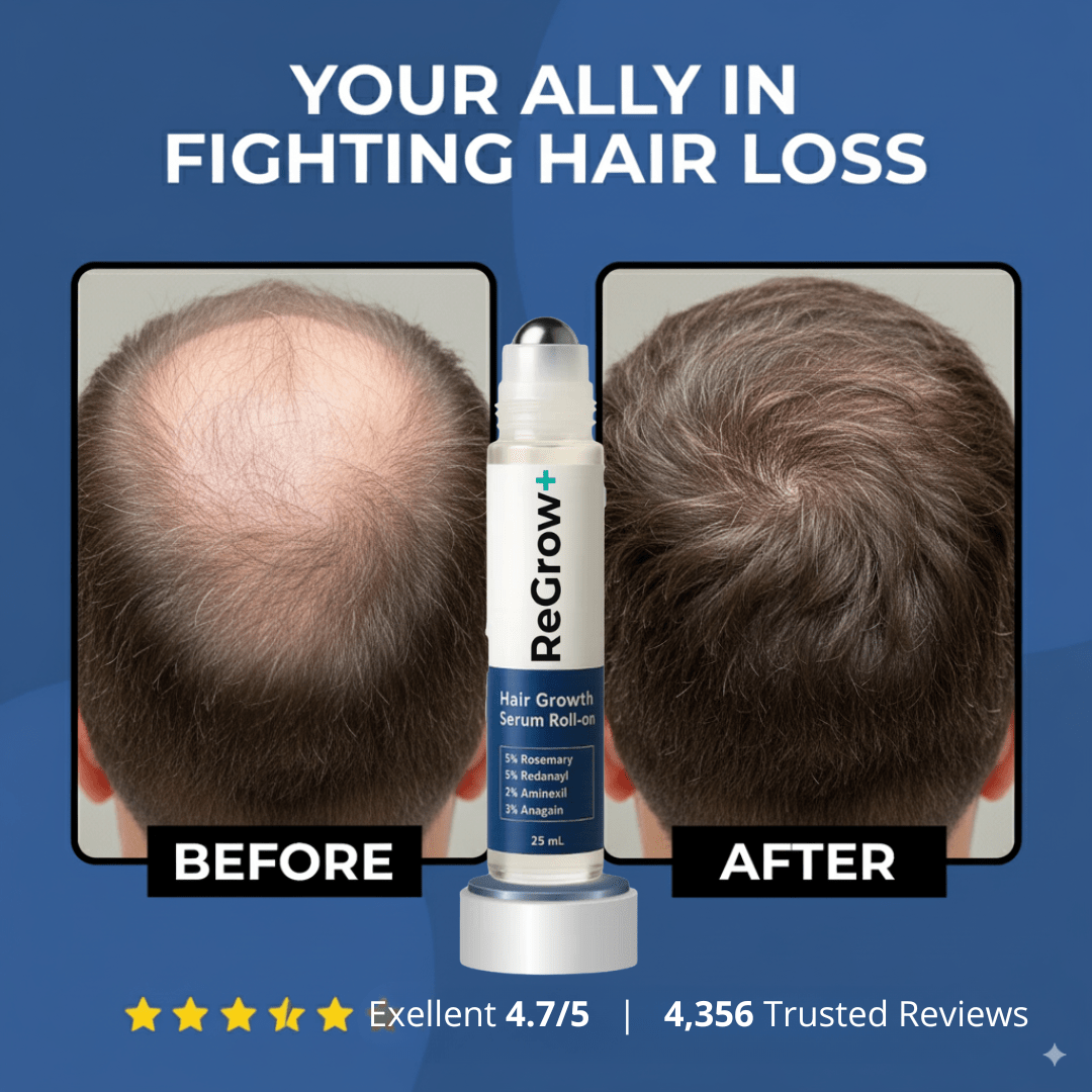 ReGrow+™ Hair Growth Serum Roll-On